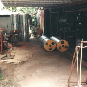 Gordon Withnall’s little workshop in Padstow, NSW.