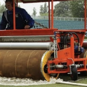 The Super Sopper in action.